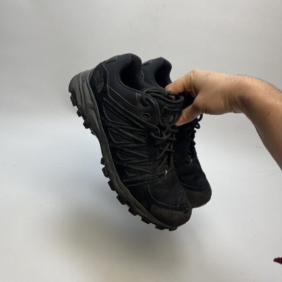 The North Face Truckee Low Hiking Shoes Black Suede Men Sz 9 US Outdoor Trekking - Picture 15 of 16